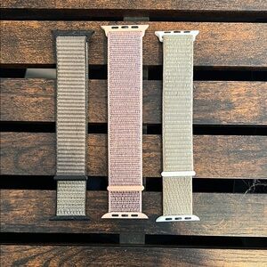 Set of Three Apple Watch Bands